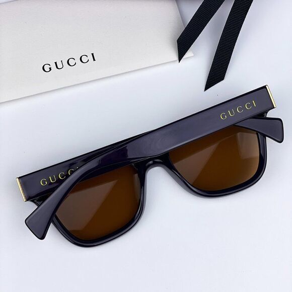 NEW Gucci GG1133S 002 Violet Brown Cat Eye Women Sunglasses - Picture 11 of 12